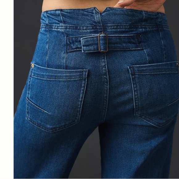 New with tag The Kit High-Rise Wide-Leg Utility Trouser Jeans by Pilcro - Picture 2 of 7